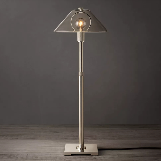 Utilitaire Glass Shade Table Lamp