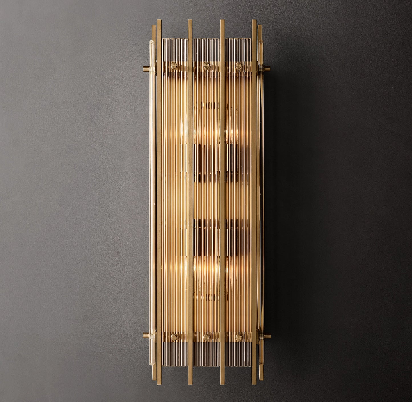 San Marco Glass Grand Rectangular Sconce