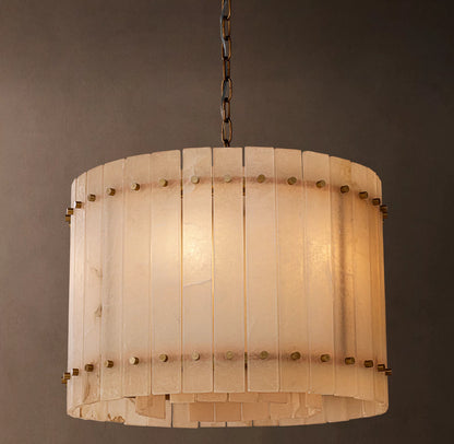 San Marco Alabaster Round Chandelier 60 inch