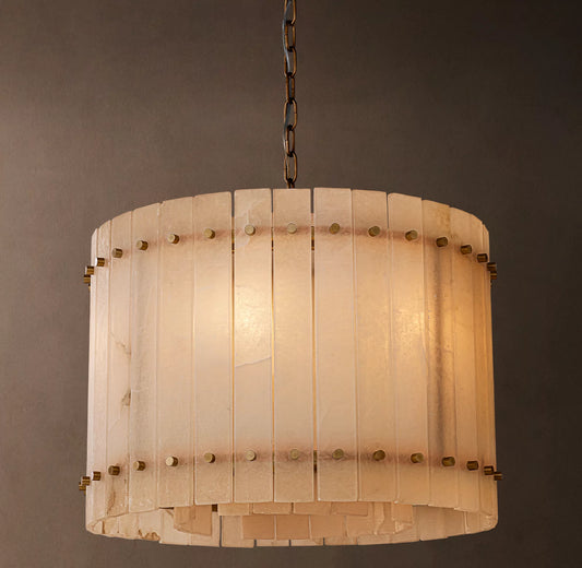 San Marco Alabaster Round Chandelier