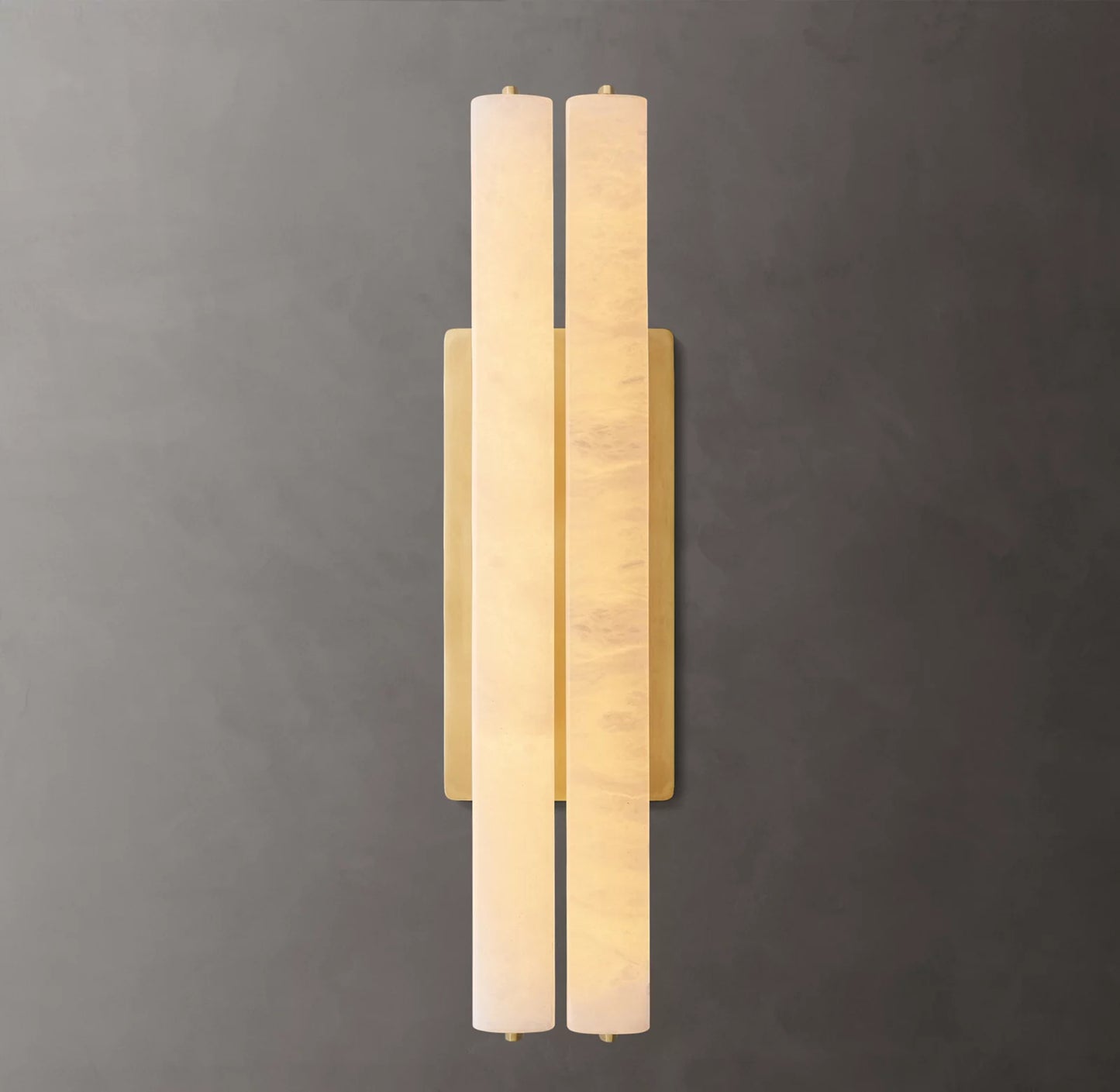 Audubon Alabaster Double Sconce 25 inch