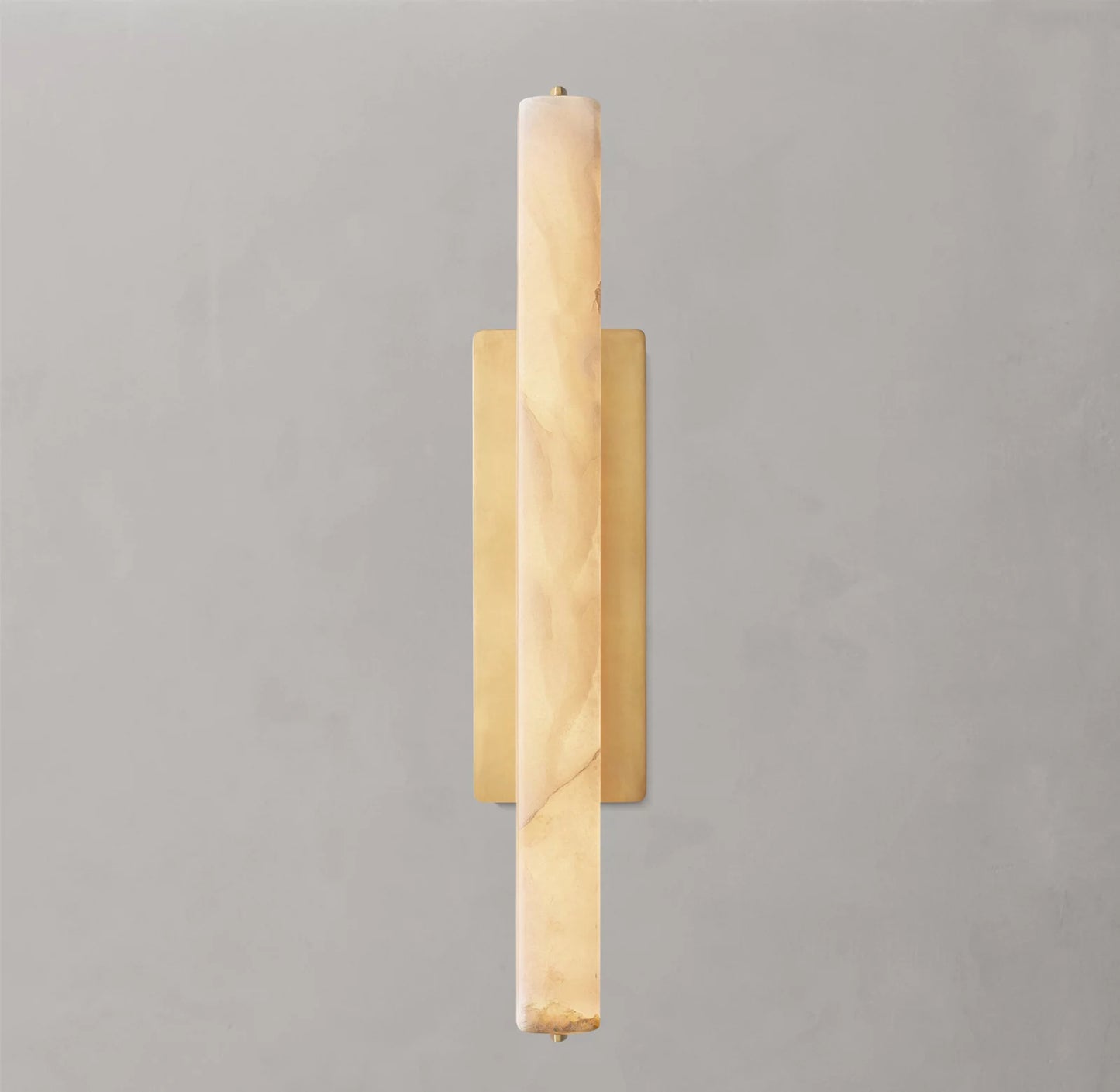 Audubon Alabaster Single Sconce 25 inch