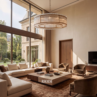 San Marco Glass Round Chandelier
