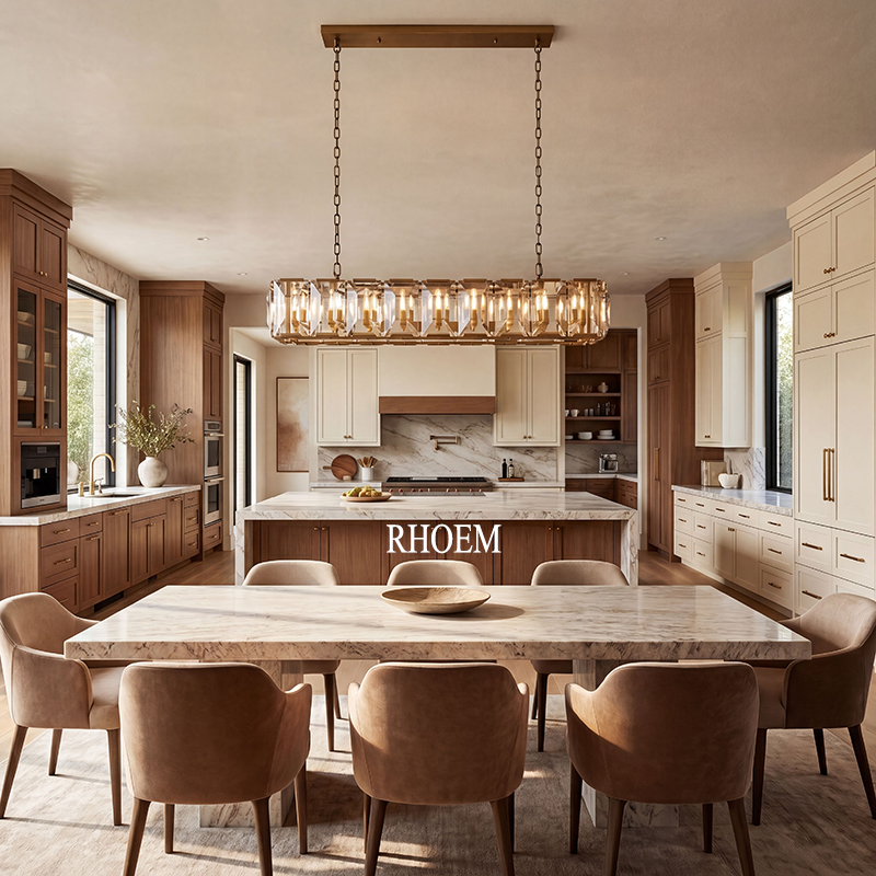 Harlow Crystal Rectangular Chandelier