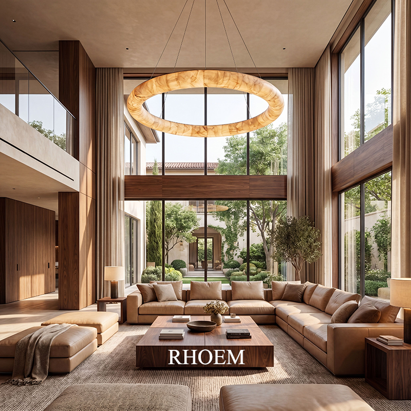 Rivage Lisse Round Chandelier 61 inch