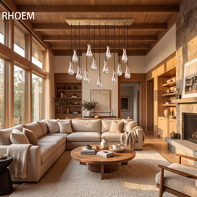 Rain Rectangular Chandelier 54 inch