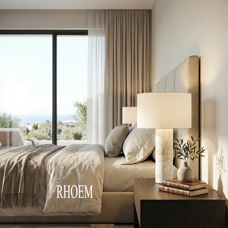 Rivage Lisse Table Lamp 6 inch