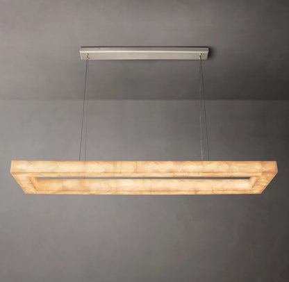 Rivage Lueur Rectangular Chandelier 54 inch