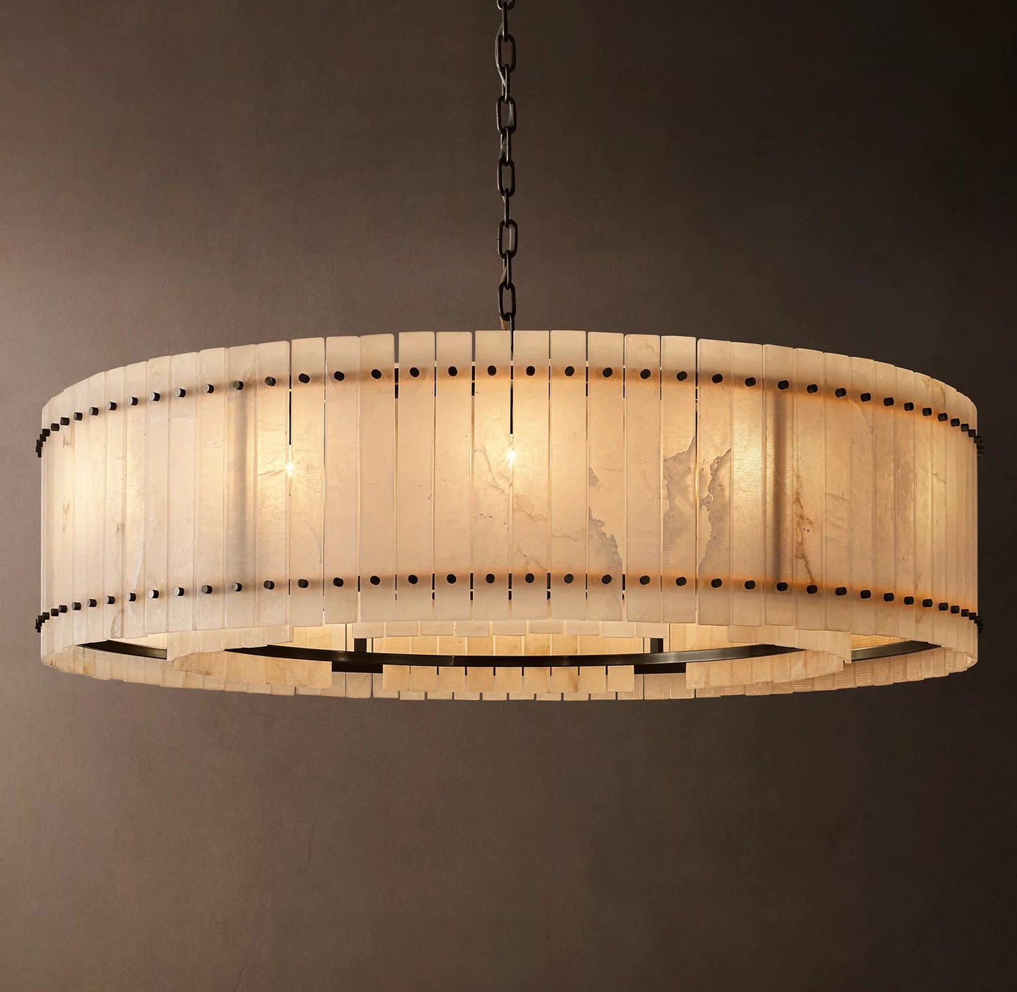 San Marco Alabaster Round Chandelier 60 inch