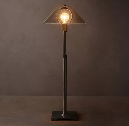 Utilitaire Glass Shade Table Lamp