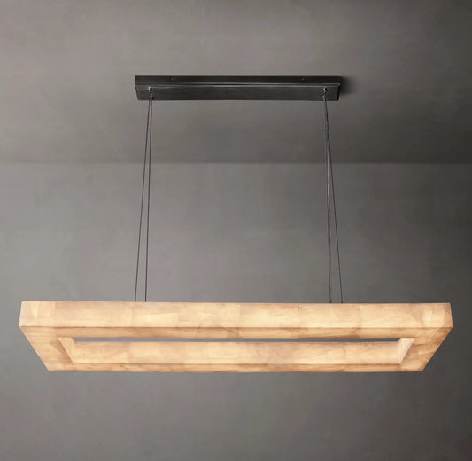 Rivage Lueur Rectangular Chandelier 54 inch
