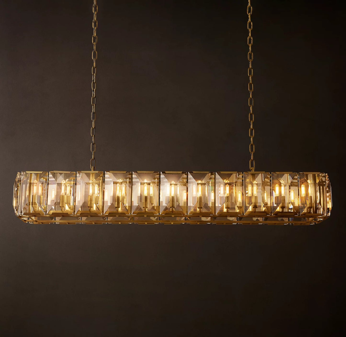Harlow Crystal Rectangular Chandelier