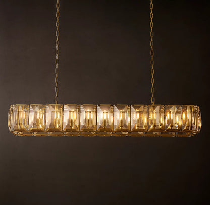 Harlow Crystal Rectangular Chandelier