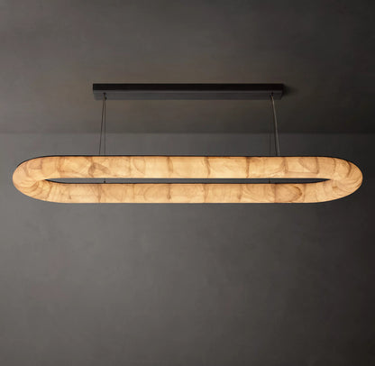 Rivage Lisse Oval Chandelier 57 inch