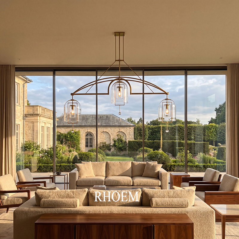Fulcrum Grand Linear Chandelier 61 inch