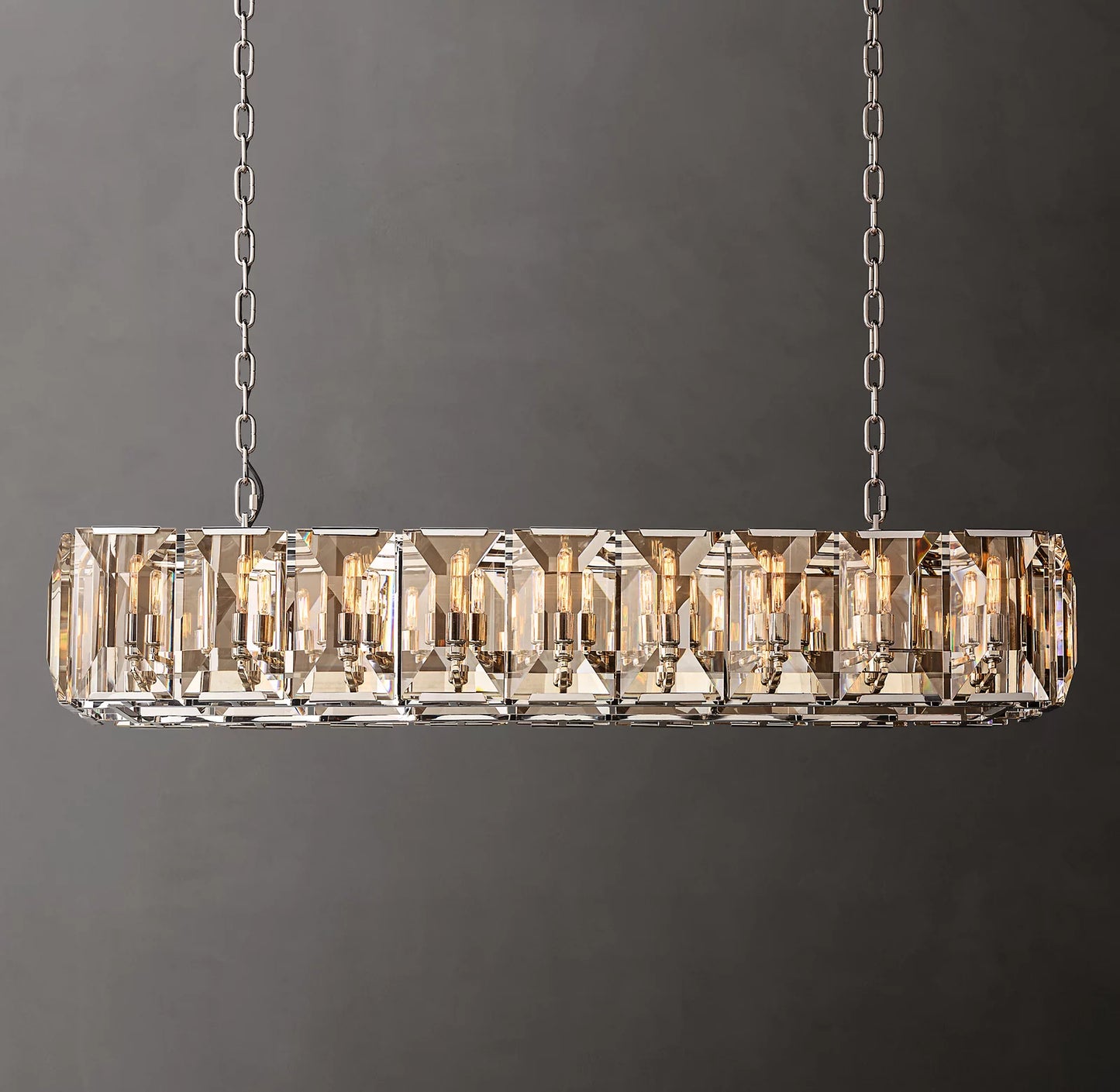 Harlow Crystal Rectangular Chandelier