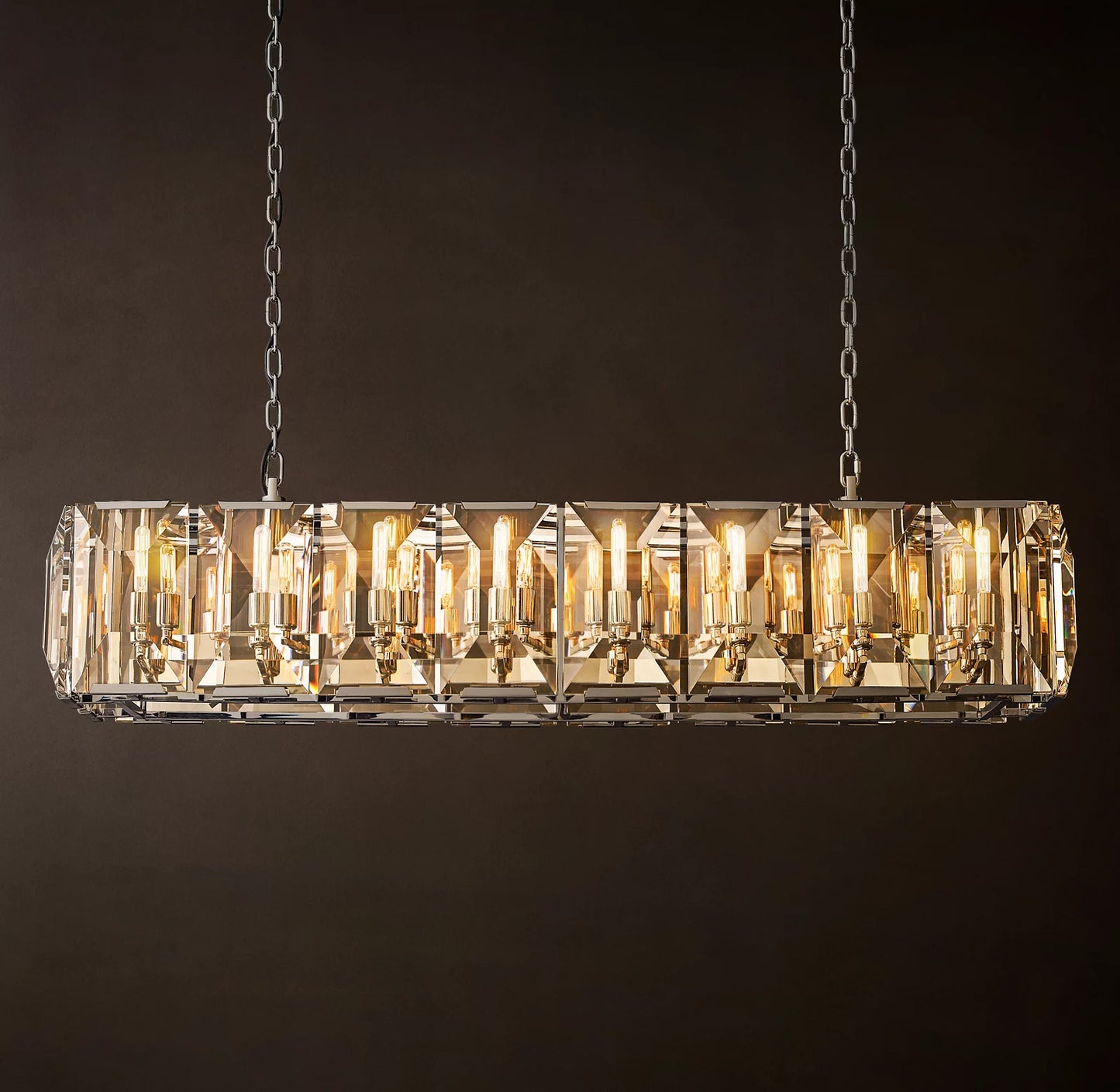 Harlow Crystal Rectangular Chandelier