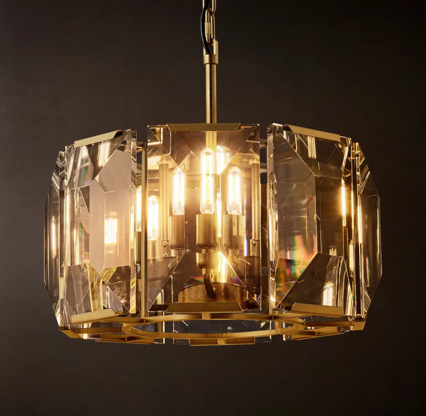 Harlow Crystal Round Chandelier