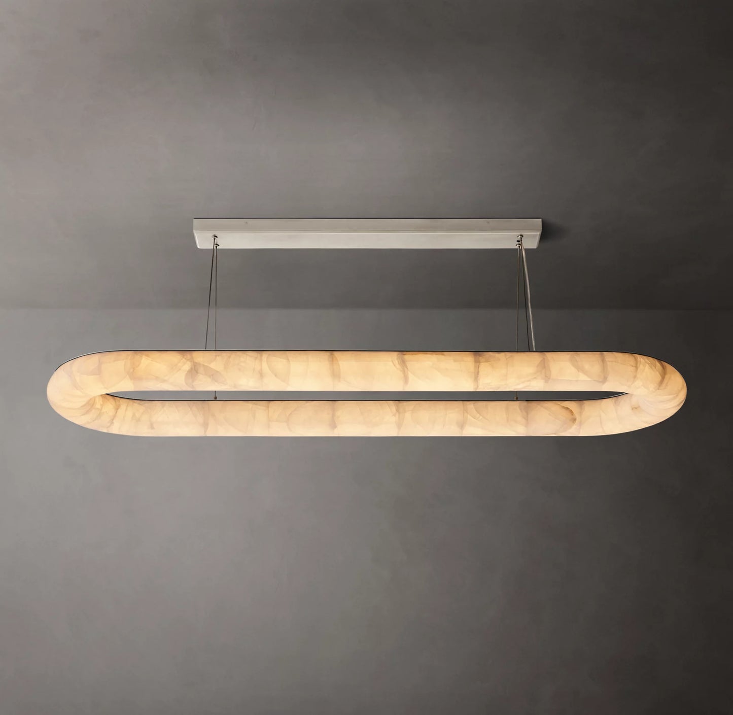 Rivage Lisse Oval Chandelier 57 inch