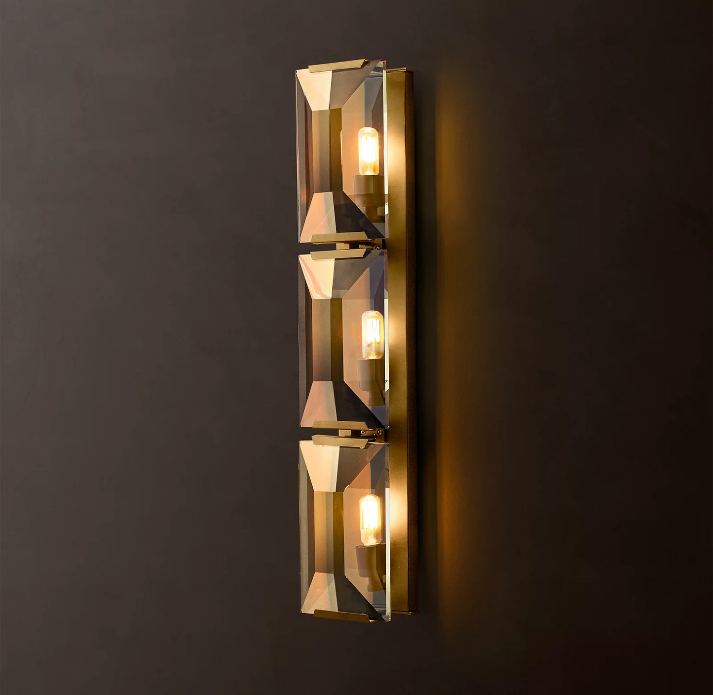 Harlow Crystal Triple Sconce 6 inch