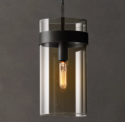 Ravelle Clear Glass Cord Pendant 5 inch