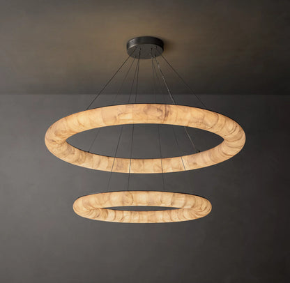 Rivage Lisse Two-Tiered Round Chandelier 61 inch