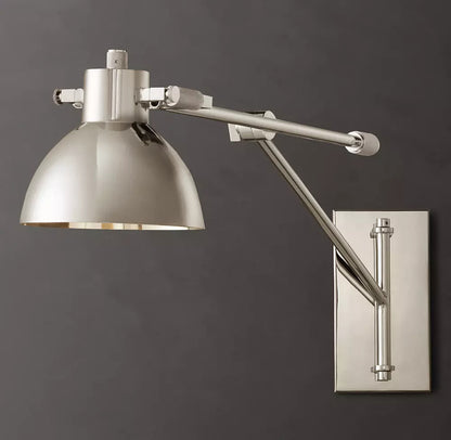 Machinist Swing-Arm Task Sconce