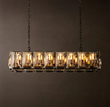 Harlow Crystal Rectangular Chandelier