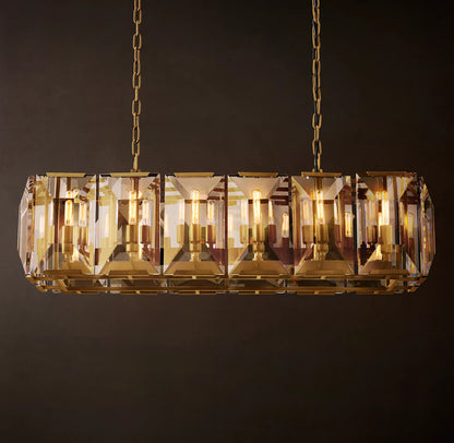 Harlow Crystal Rectangular Chandelier