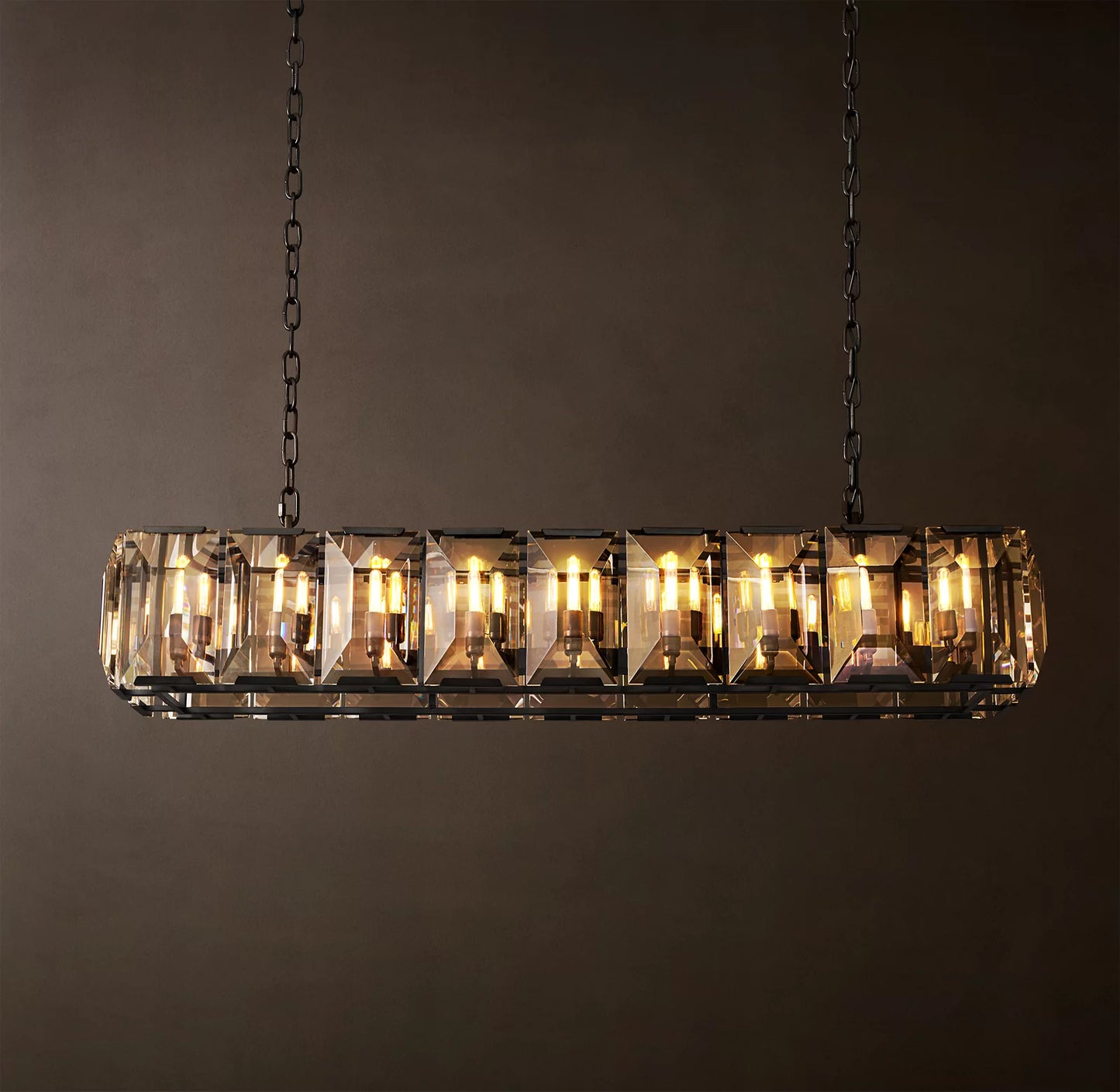 Harlow Crystal Rectangular Chandelier