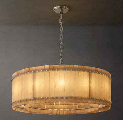 San Marco Alabaster Round Chandelier 60 inch