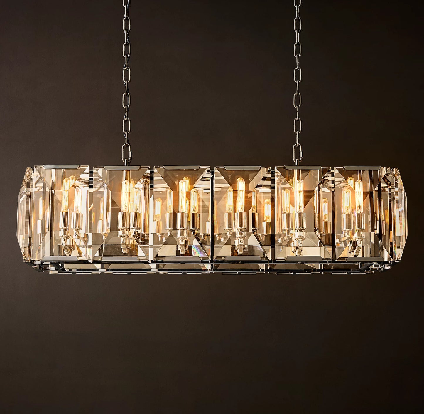 Harlow Crystal Rectangular Chandelier