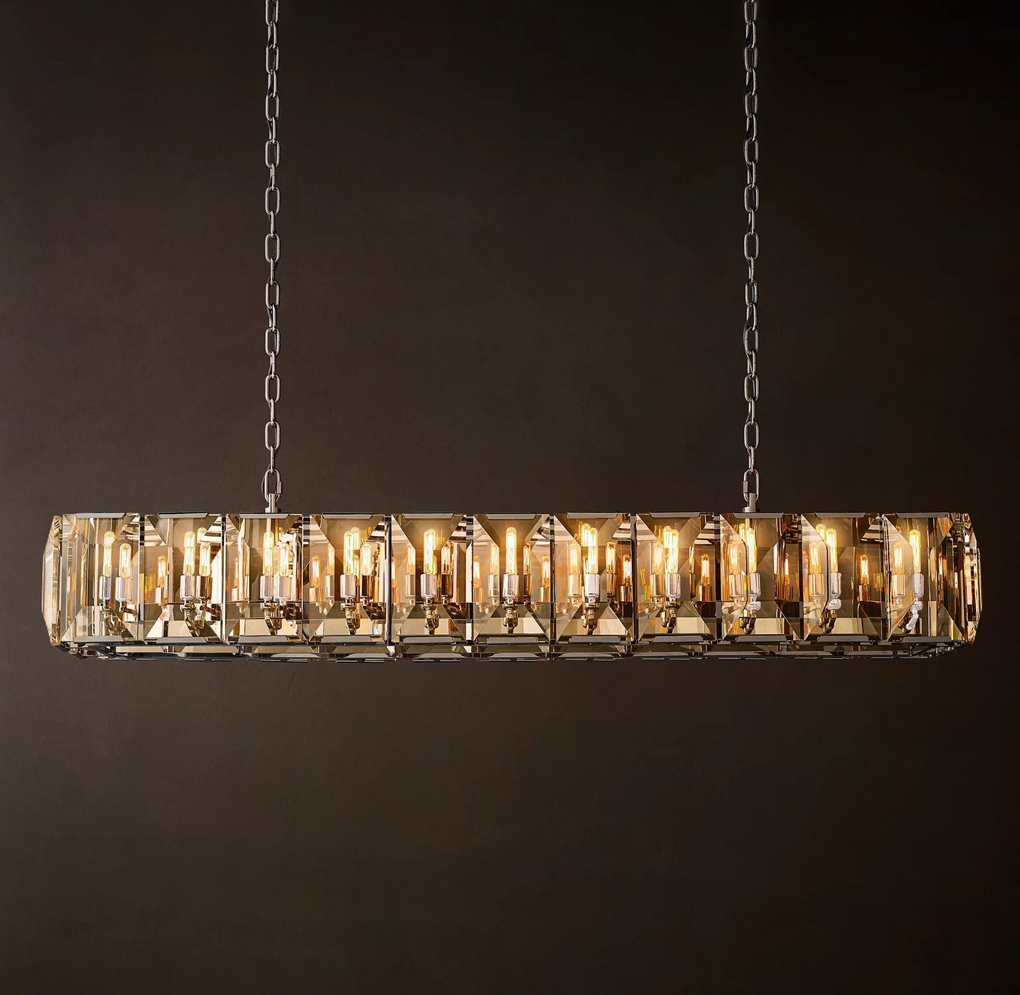 Harlow Crystal Rectangular Chandelier