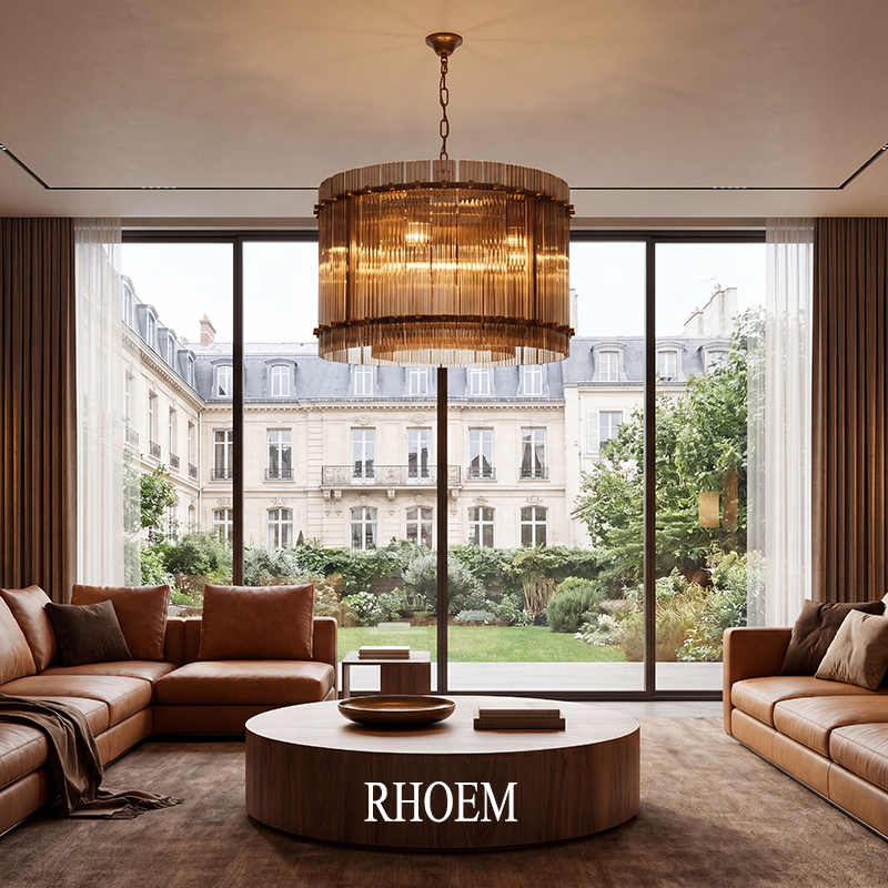 San Marco Glass Round Chandelier