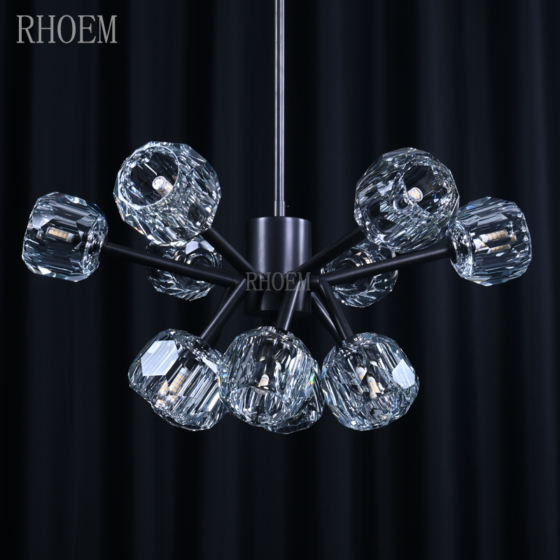 Boule De Cristal Large Round Chandelier for Foyer & Hall