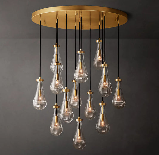 Rain Round Chandelier 36 inch