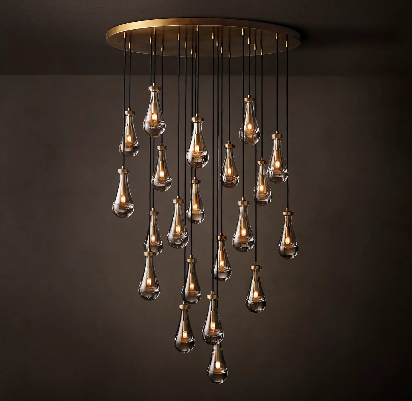 Rain Round Chandelier 36 inch