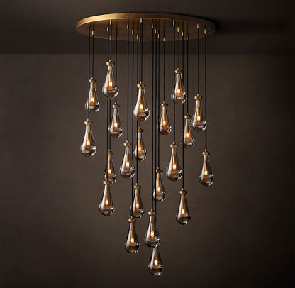Rain Round Chandelier 36 inch
