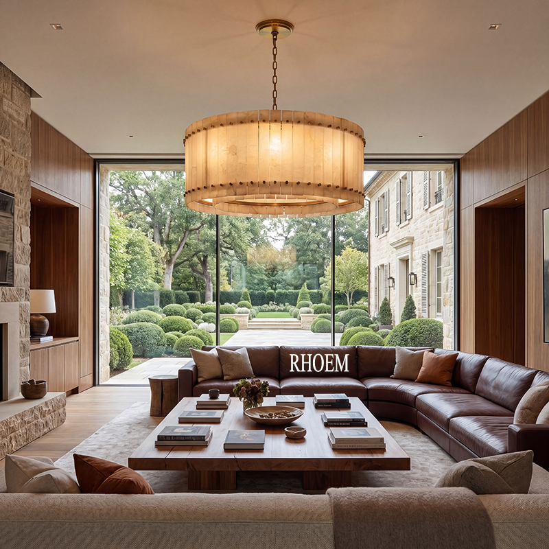 San Marco Alabaster Round Chandelier 60 inch