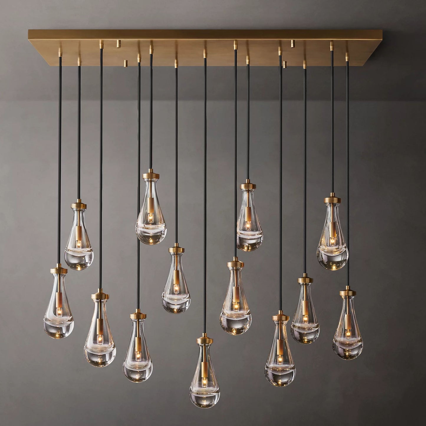 Rain Rectangular Chandelier 54 inch