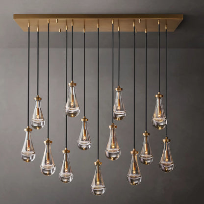 Rain Rectangular Chandelier 54 inch