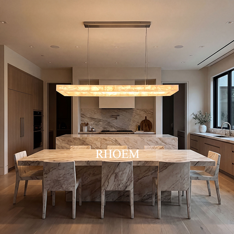 Rivage Lueur Rectangular Chandelier 54 inch
