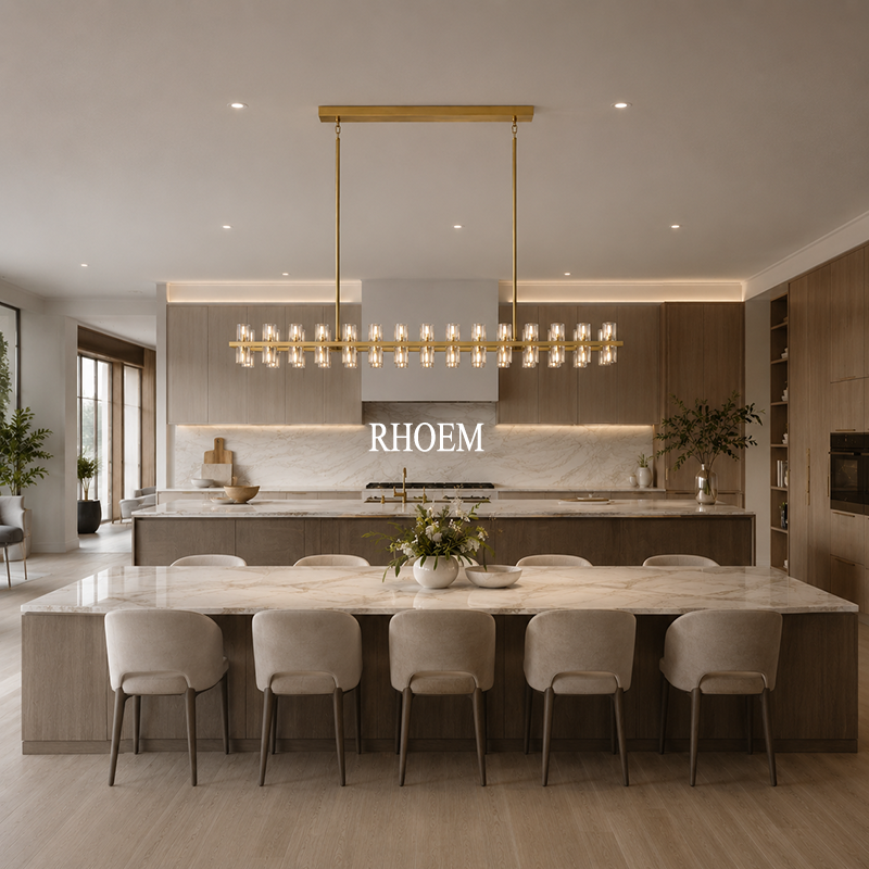 Arcachon Led Rectangular Chandelier 72 inch