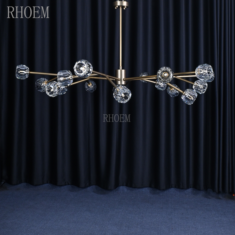 Boule De Cristal Clear Glass Round Chandelier | 24" - 72"