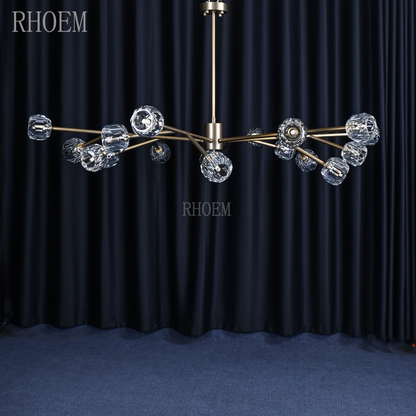 Boule De Cristal Clear Glass Round Chandelier | 24" - 72"