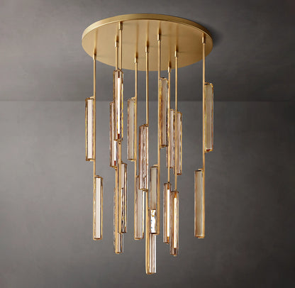 Audubon Crystal Round Chandelier 24 inch