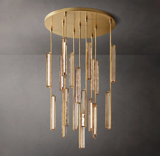 Audubon Crystal Round Chandelier 40 inch