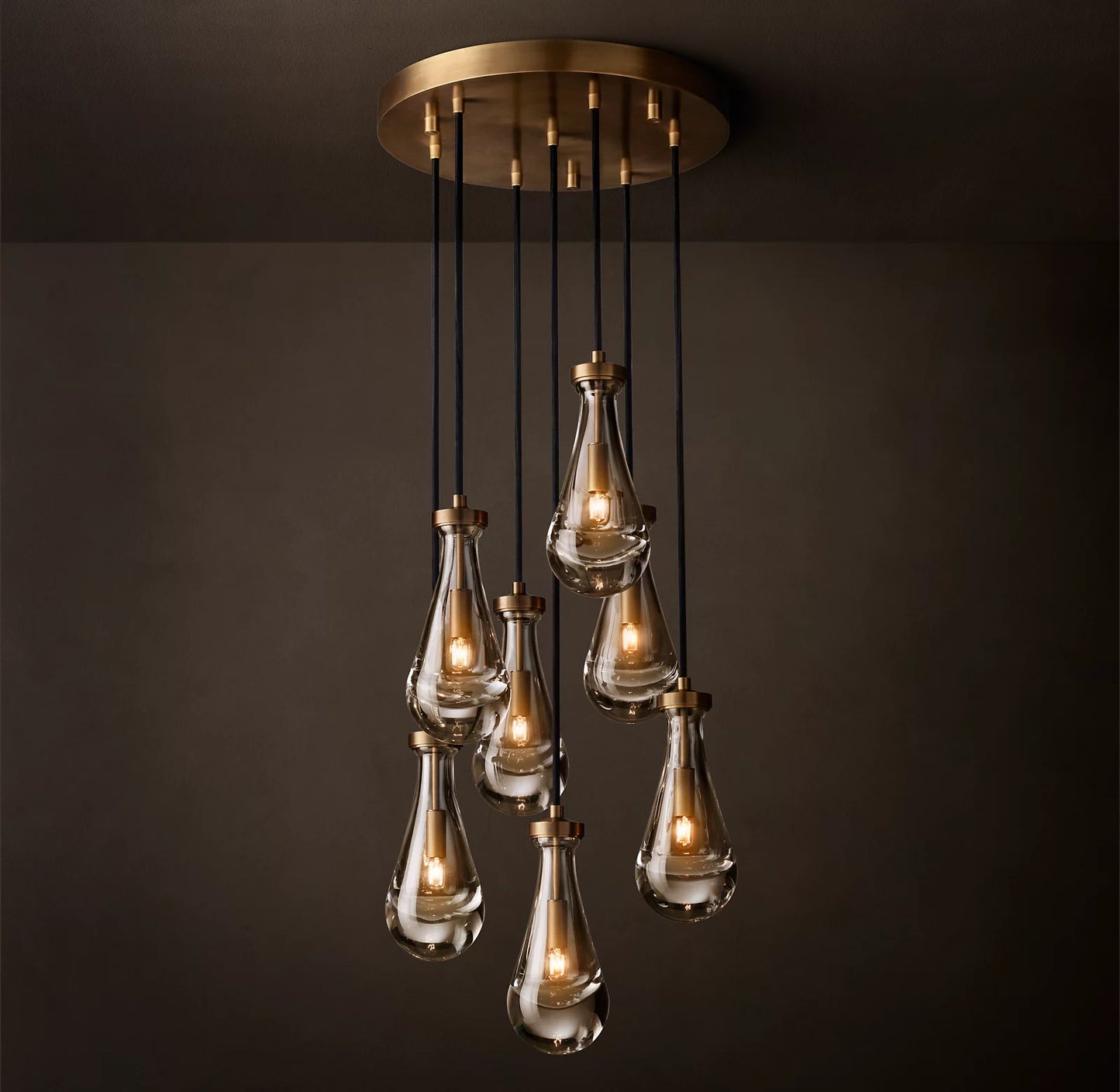 Rain Round Chandelier 36 inch