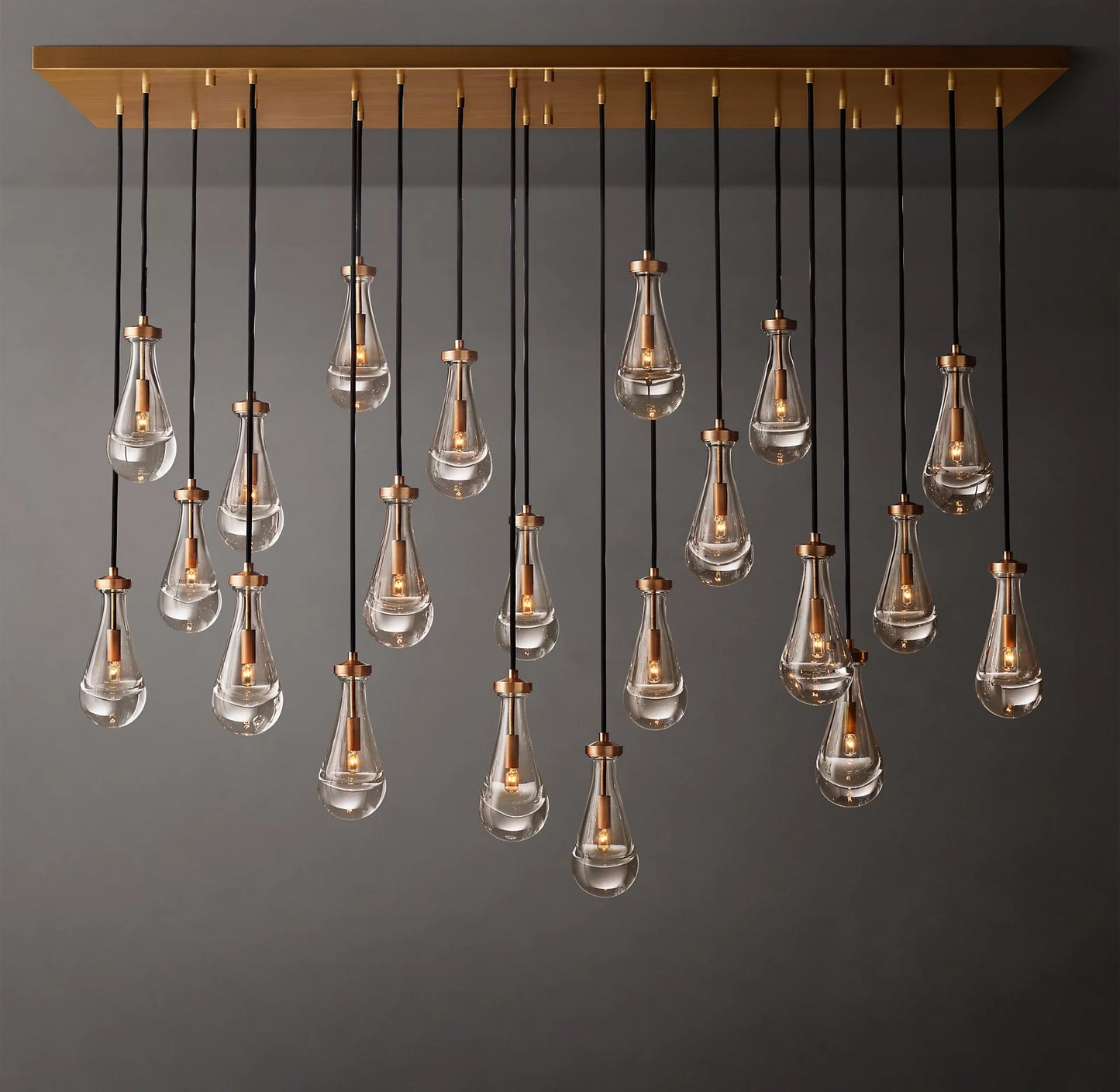 Rain Rectangular Chandelier 54 inch