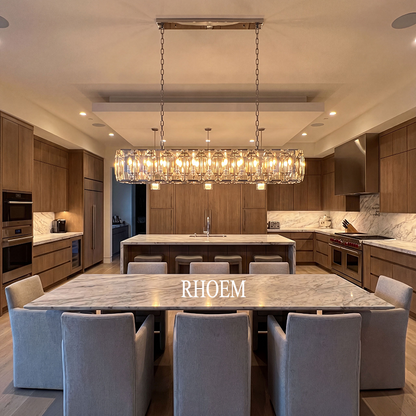 Harlow Crystal Rectangular Chandelier